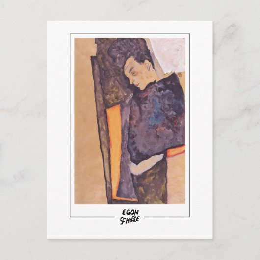 Egon Schiele #493-2 - Beeldende kunst Briefkaart (Voorkant)