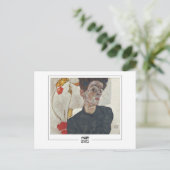 Egon Schiele #49-2 - Fijne Kunst Briefkaart (Staand voorkant)