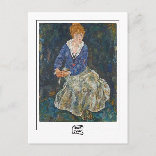 Egon Schiele #4 - Kunstkaart Briefkaart (Voorkant)