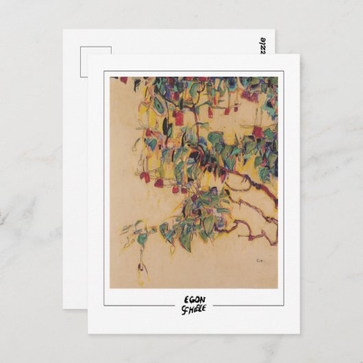 Egon Schiele #522-2 - Schone Kunsten Briefkaart (Voorkant / Achterkant)