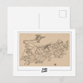 Egon Schiele #560-2 - Beeldende kunst Briefkaart (Voorkant / Achterkant)