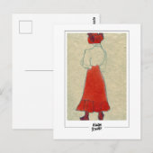 Egon Schiele #579 - Schone kunst Briefkaart (Voorkant / Achterkant)