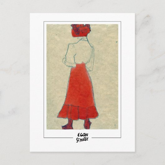 Egon Schiele #579 - Schone kunst Briefkaart (Voorkant)