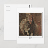 Egon Schiele #60-2 - Kunst Briefkaart (Voorkant / Achterkant)