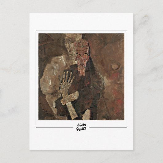 Egon Schiele #60-2 - Kunst Briefkaart (Voorkant)