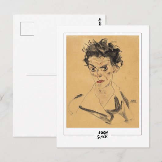 Egon Schiele #620-2 - Beeldende kunst Briefkaart (Voorkant / Achterkant)