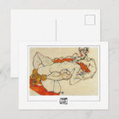 Egon Schiele #6 - Fine Art Briefkaart (Voorkant / Achterkant)