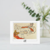 Egon Schiele #6 - Kunstkaart Briefkaart (Staand voorkant)