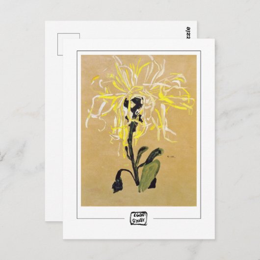 Egon Schiele #7-2 - Kunstansichtkaart Briefkaart (Voorkant / Achterkant)