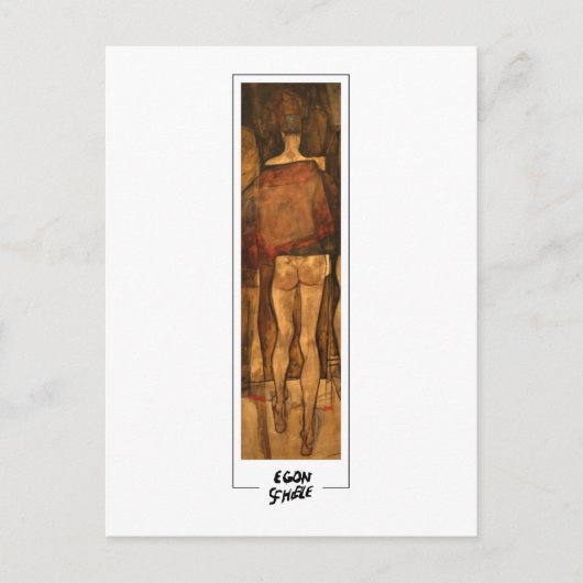 Egon Schiele #89-2 - Kunst Briefkaart (Voorkant)