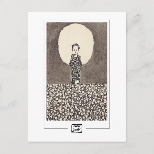 Egon Schiele #95 - Fine Art Briefkaart (Voorkant)