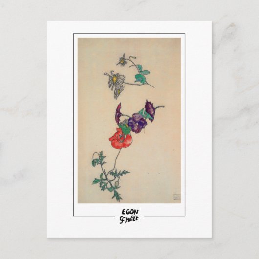 Egon Schiele #95 - Schone kunst Briefkaart (Voorkant)