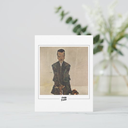 Egon Schiele #9-2 - Beeldende kunst Briefkaart (Staand voorkant)