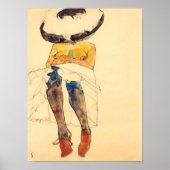Egon Schiele Artwork Reproduction Poster (Voorkant)