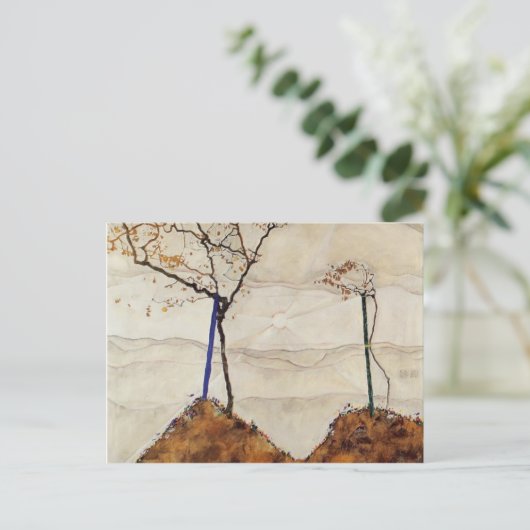 Egon Schiele - Autumn Sun Briefkaart (Staand voorkant)