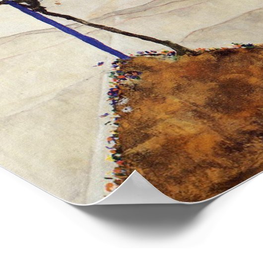 Egon Schiele Autumn Sun Herfst Tree Natuur Trees Poster (Hoek)