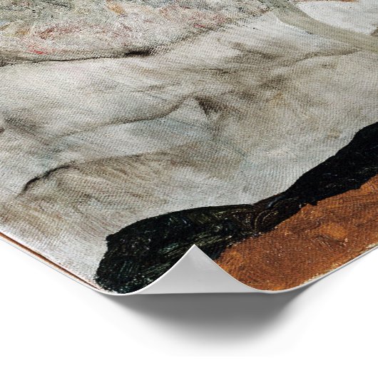 Egon Schiele Autumn Tree in Stirred Air Poster (Hoek)