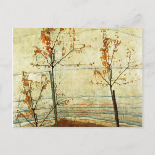 Egon Schiele - Autumn Trees 1911 Briefkaart
