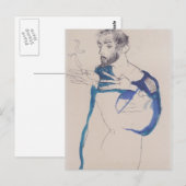Egon Schiele Briefkaart (Voorkant / Achterkant)