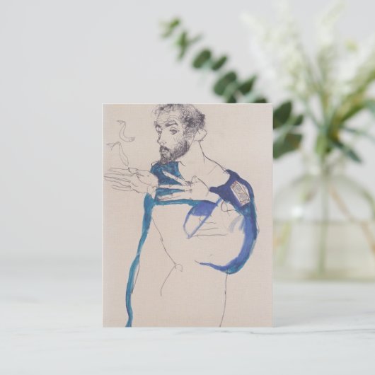 Egon Schiele Briefkaart (Staand voorkant)