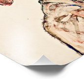 Egon Schiele - De danser Foto Afdruk (Hoek)