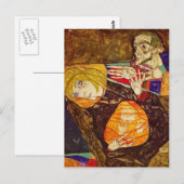 Egon Schiele - De Heilige Familie Briefkaart (Voorkant / Achterkant)