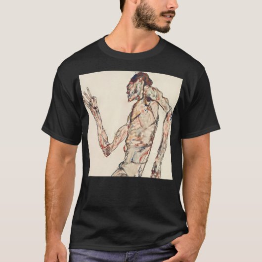 Egon Schiele De T-shirt (Voorkant)