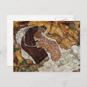 Egon Schiele- Death and the Maiden Briefkaart (Voorkant / Achterkant)