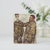 Egon Schiele- Double Portrait Briefkaart (Staand voorkant)