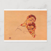 Egon Schiele - Double Self Portrait Briefkaart (Voorkant)