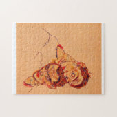 Egon Schiele - Double Self Portrait Legpuzzel (Horizontaal)