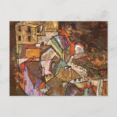 Egon Schiele - Edge of Town Briefkaart (Voorkant)