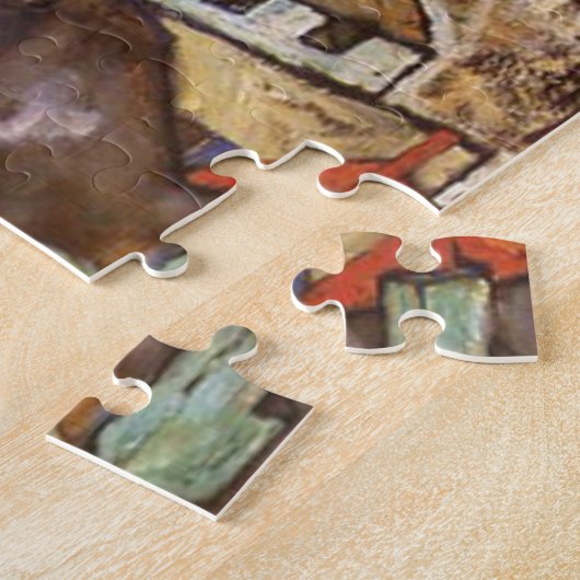 Egon Schiele - Edge of Town Legpuzzel (Zijkant)
