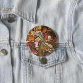 Egon Schiele - Edge of Town Ronde Button 7,6 Cm (In situ)