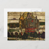 Egon Schiele- eenoudergezinnen Briefkaart (Voorkant / Achterkant)