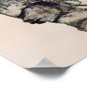 Egon Schiele Expressionism Print Sitzender (Hoek)