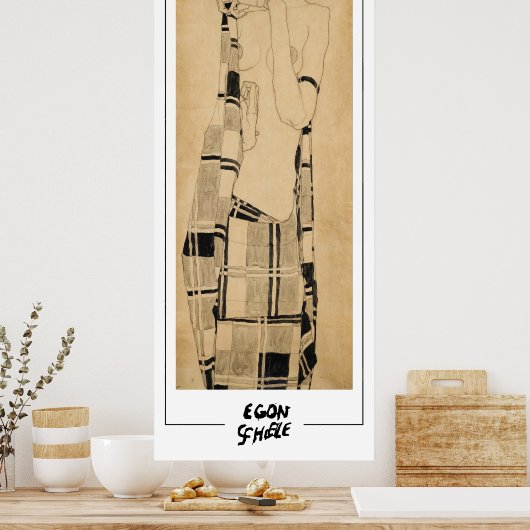 Egon Schiele Fine Art #175 Poster (Keuken)