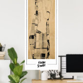 Egon Schiele Fine Art #175 Poster (Thuiskantoor)