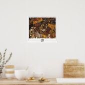 Egon Schiele Fine Art #195-2 Poster (Keuken)