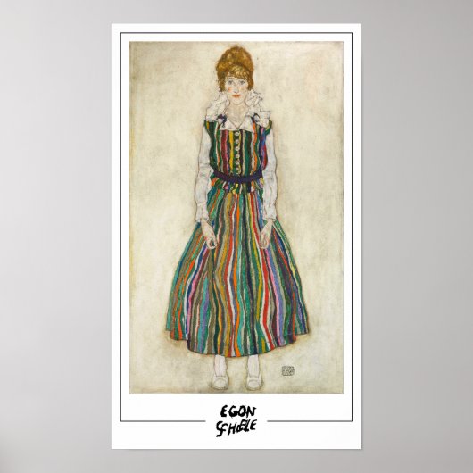 Egon Schiele Fine Art #201-2 Poster (Voorkant)