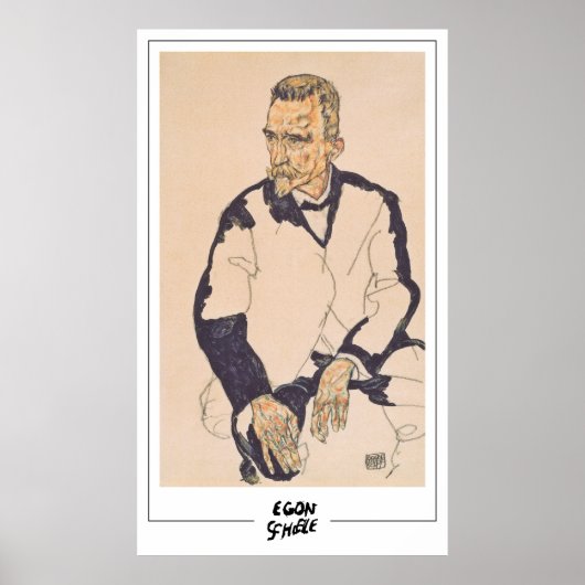 Egon Schiele Fine Art #243-2 Poster (Voorkant)