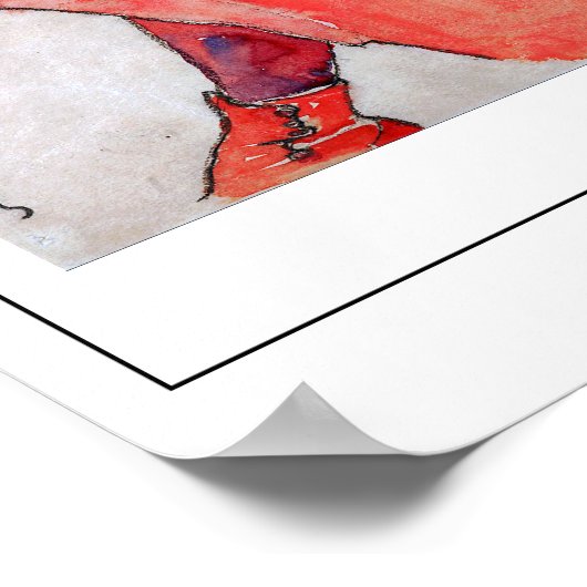 Egon Schiele Fine Art #412 Poster (Hoek)