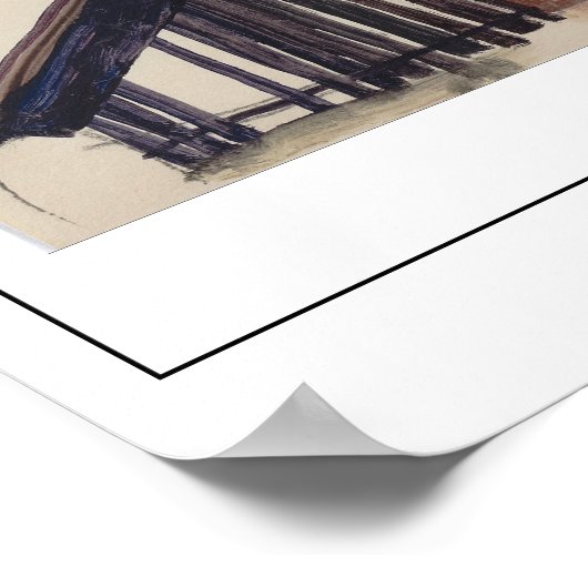 Egon Schiele Fine Art #421-2 Poster (Hoek)