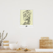 Egon Schiele Fine Art #559 Poster (Keuken)