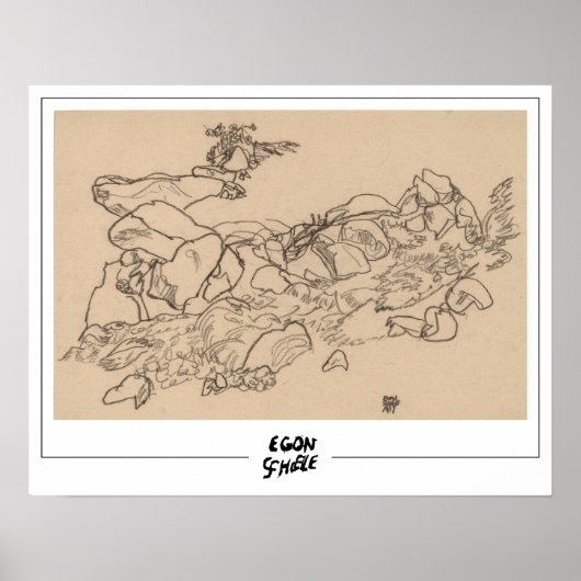 Egon Schiele Fine Art #560-2 Poster (Voorkant)