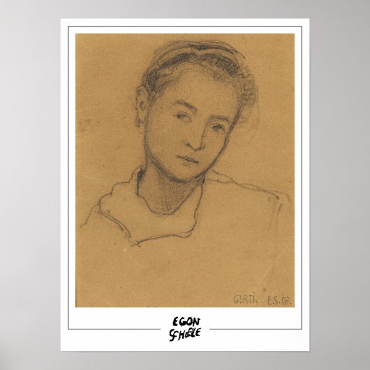 Egon Schiele Fine Art #565-2 Poster (Voorkant)