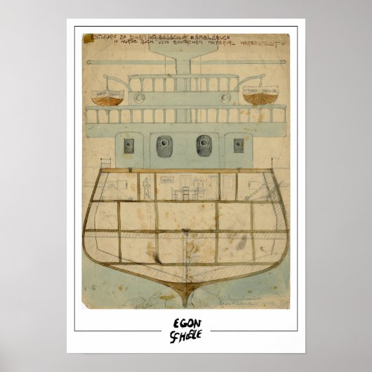 Egon Schiele Fine Art #598-2 Poster (Voorkant)