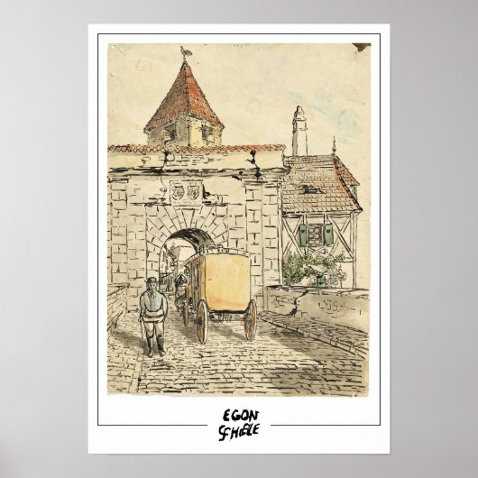 Egon Schiele Fine Art #628 Poster (Voorkant)