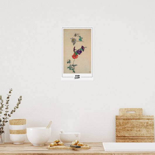 Egon Schiele Fine Art #95 Poster (Keuken)