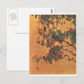 Egon Schiele- Fuchsia Briefkaart (Voorkant / Achterkant)